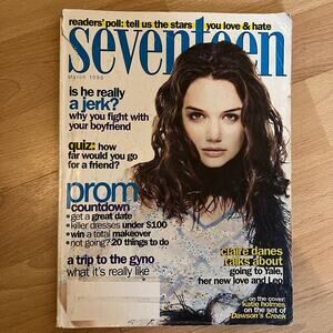 Seventeen Magazine March 1998 Katie Holmes Dawson Creek Claire Danes Spice Girls